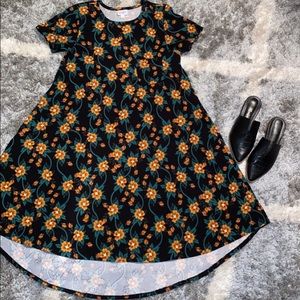 Black and Orange LulaRoe Carly